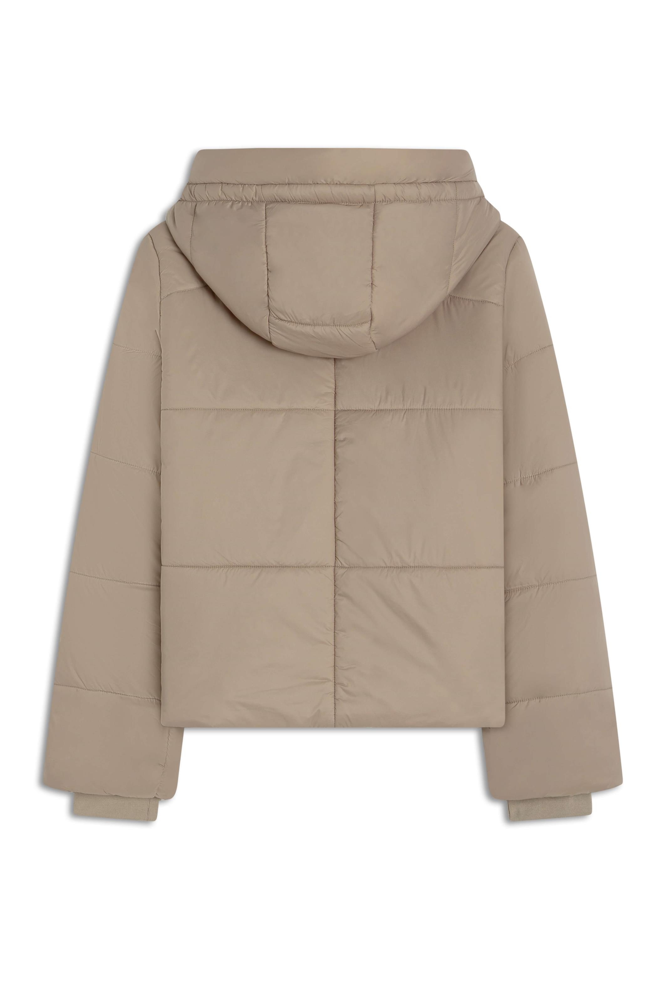 Jaqueta Puffer Hood Caqui