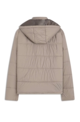 Jaqueta Puffer Hood Ellus Caqui