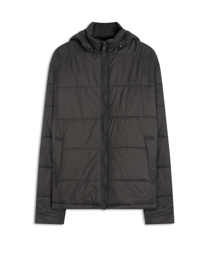 Jaqueta Puffer Hood Ellus Grafite