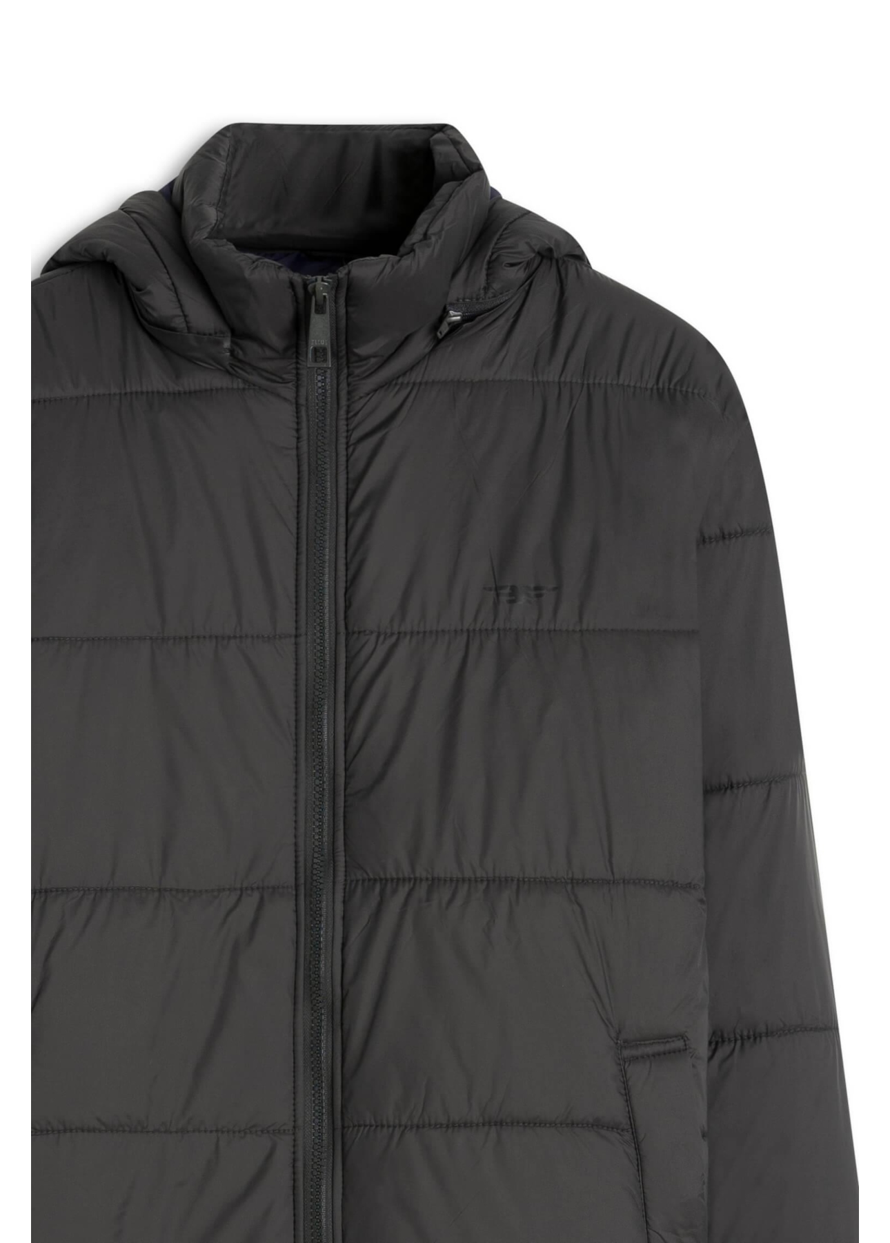 Jaqueta Puffer Hood Ellus Grafite