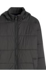 Jaqueta Puffer Hood Ellus Grafite