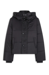Jaqueta Puffer Hood Preto
