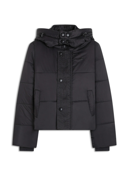 Jaqueta Puffer Hood Preto