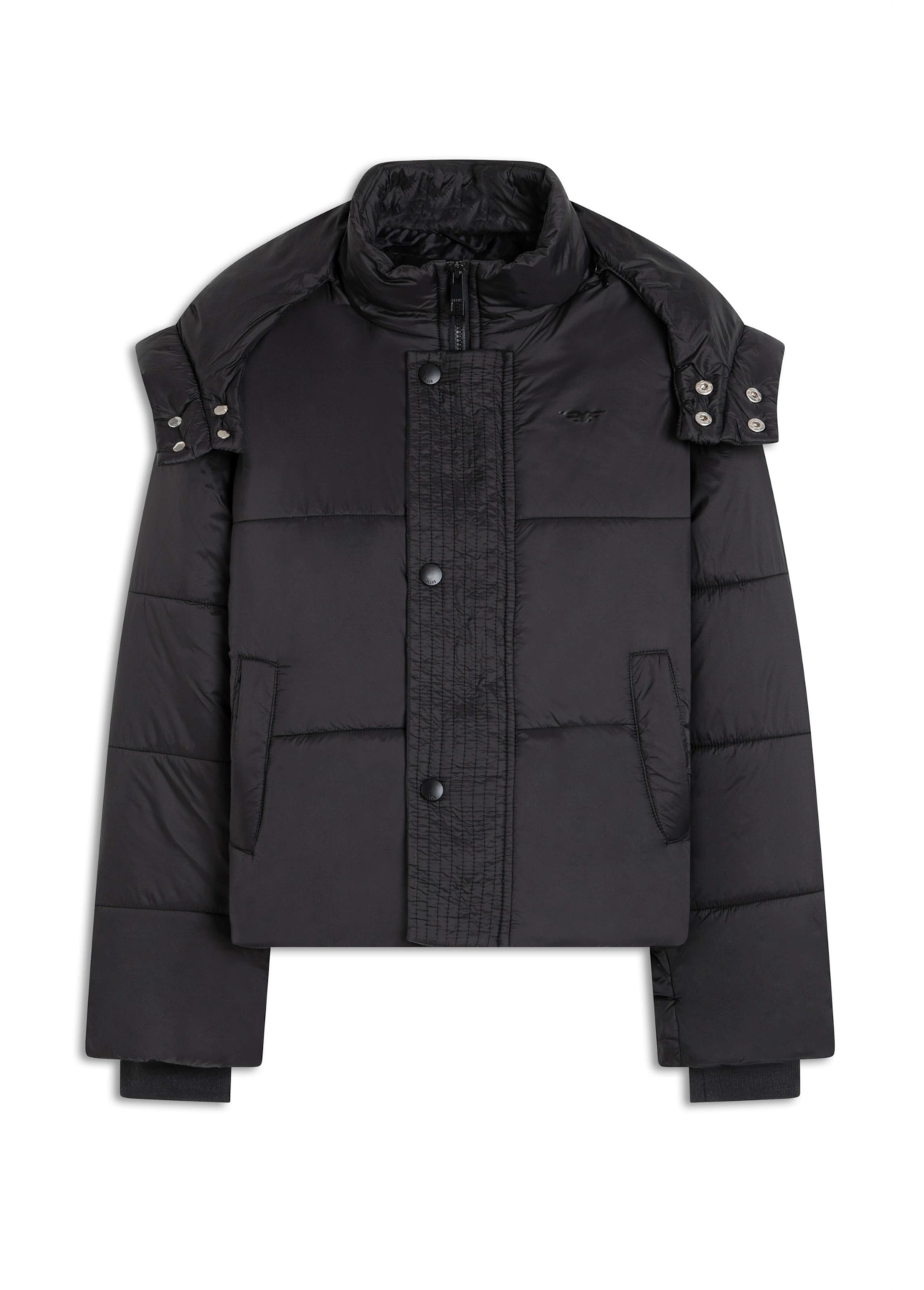Jaqueta Puffer Hood Preto