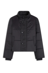 Jaqueta Puffer Hood Preto