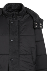 Jaqueta Puffer Hood Preto