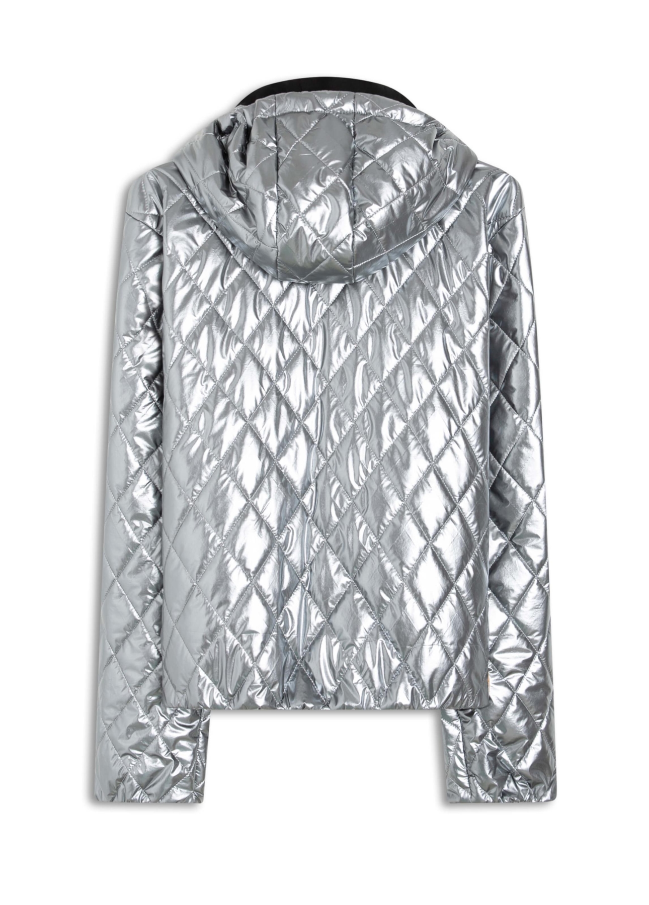 Jaqueta Puffer Ski Prata