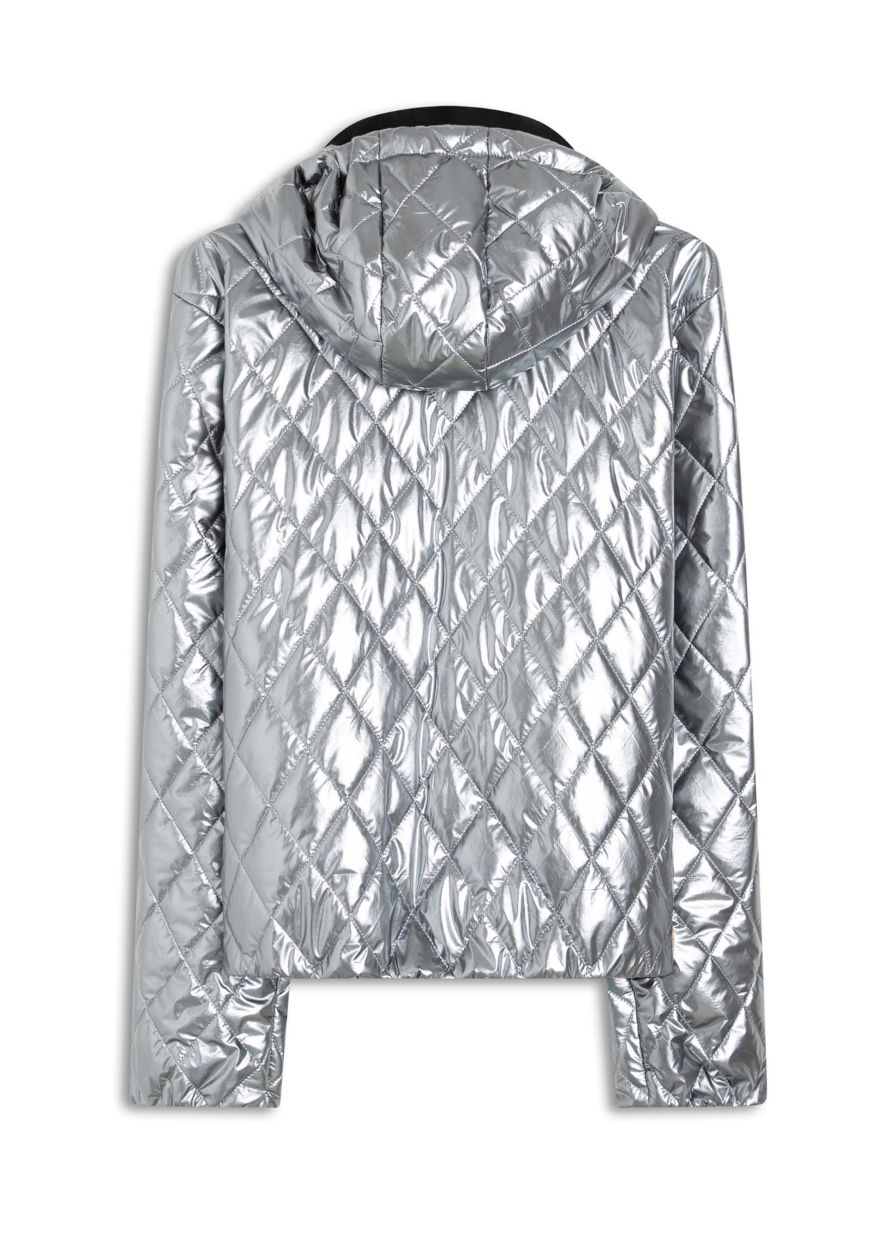 Jaqueta Puffer Ski Prata