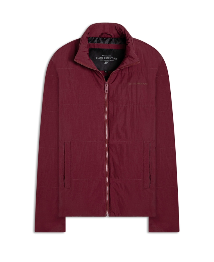 Jaqueta Puffer Wrinkle Bordo