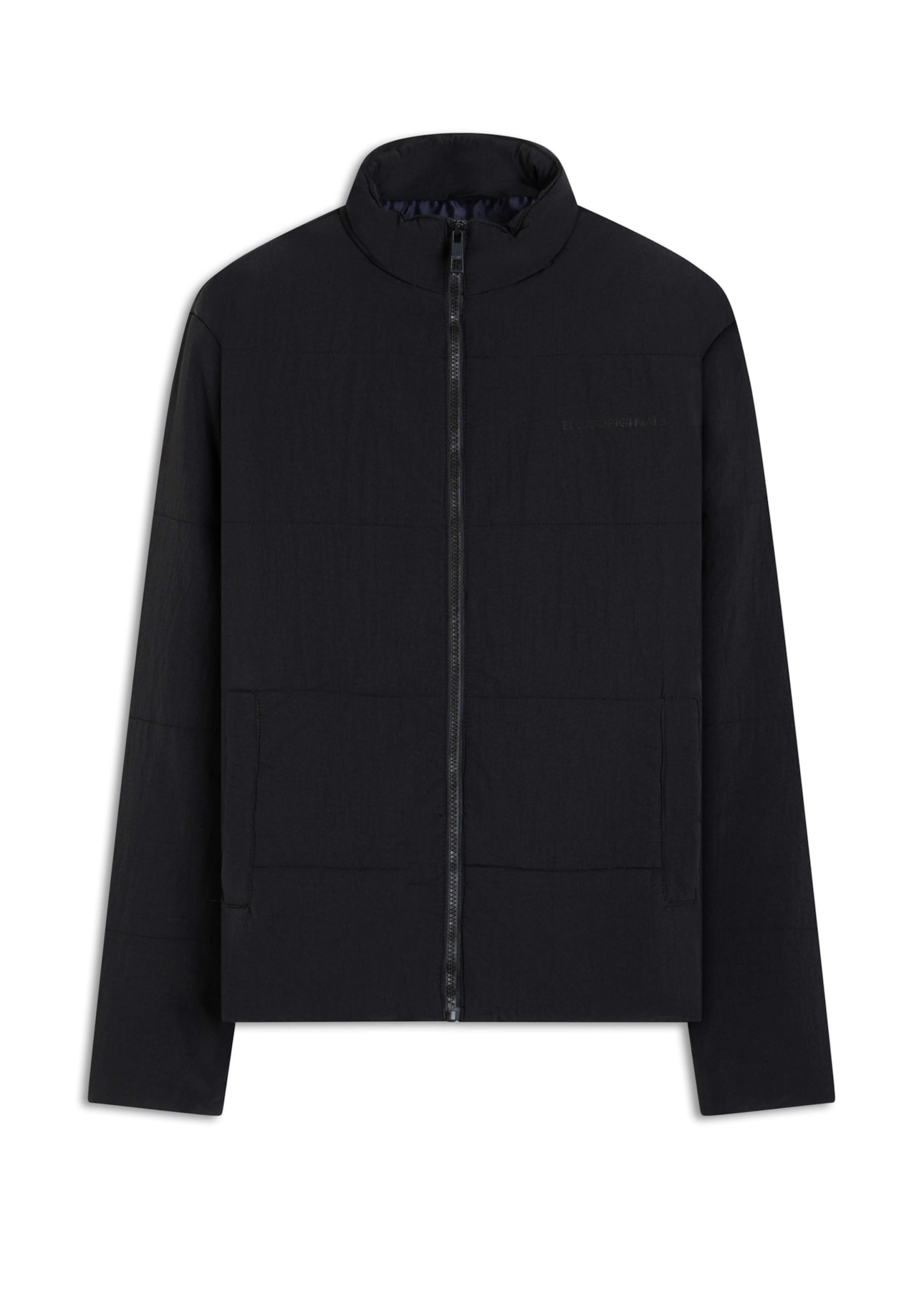Jaqueta Puffer Wrinkle Preto