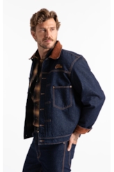 Jaqueta Raw Denim  Amaciado