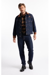 Jaqueta Raw Denim  Amaciado