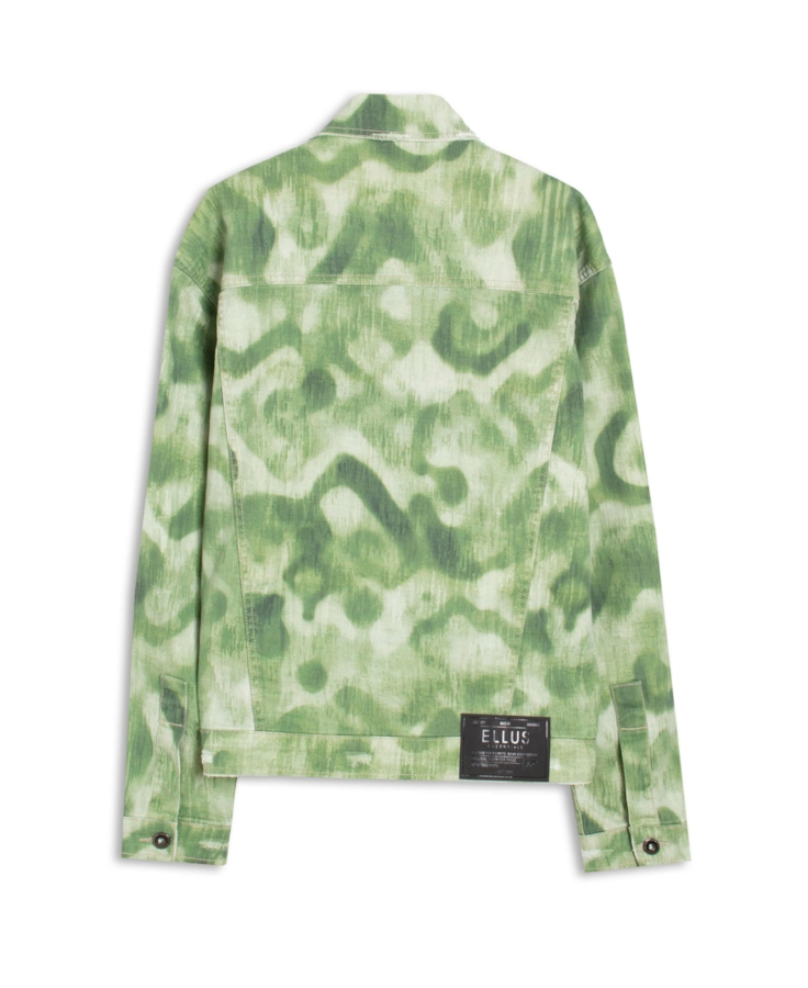 Jaqueta Raw Twill Organic Vintage Print Lemon