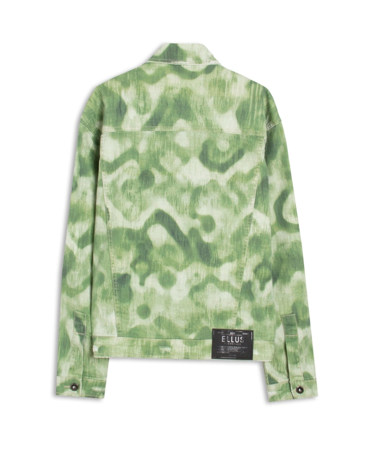 Jaqueta Raw Twill Organic Vintage Print Lemon