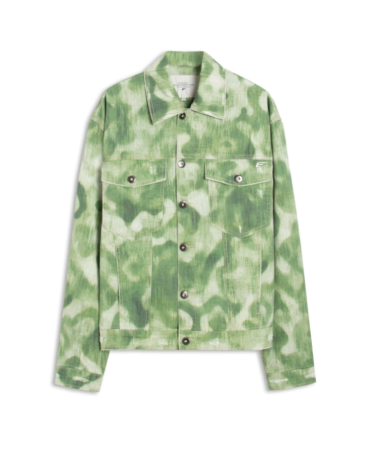 Jaqueta Raw Twill Organic Vintage Print Lemon