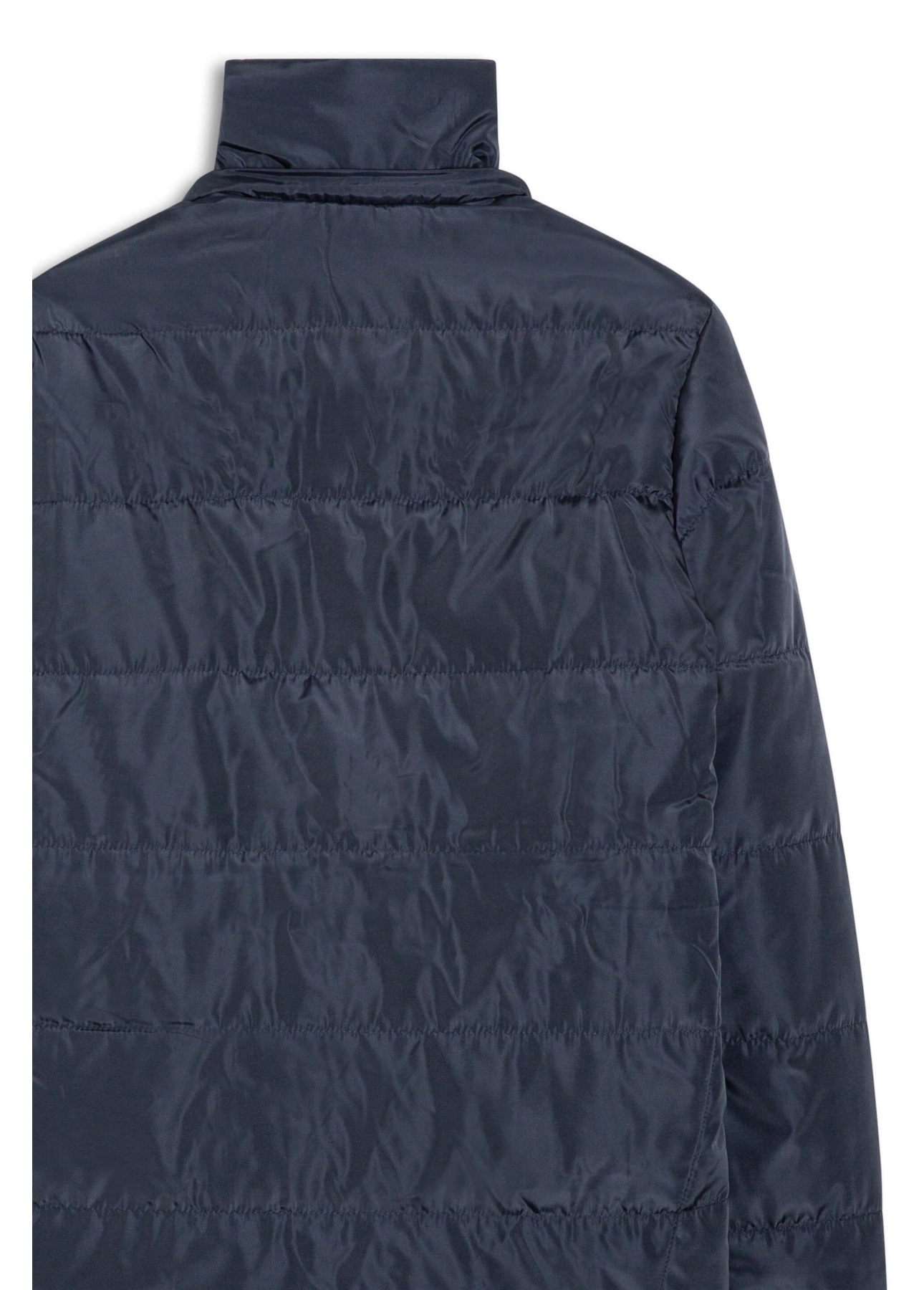 Jaqueta Ribbon Quilted Puffer Dark Navy