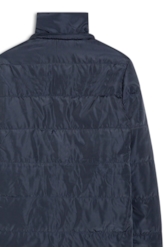 Jaqueta Ribbon Quilted Puffer Dark Navy