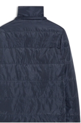 Jaqueta Ribbon Quilted Puffer Dark Navy