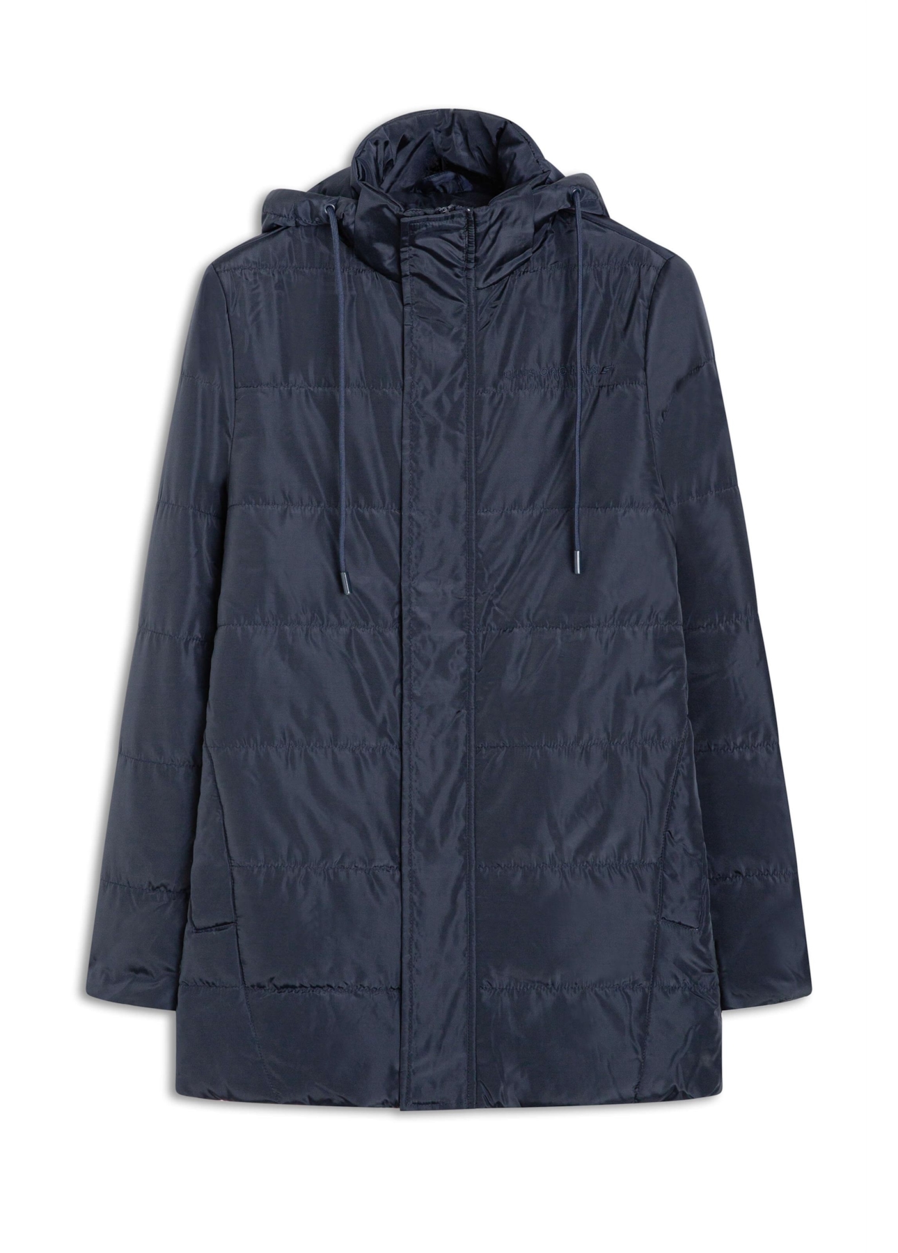 Jaqueta Ribbon Quilted Puffer Dark Navy