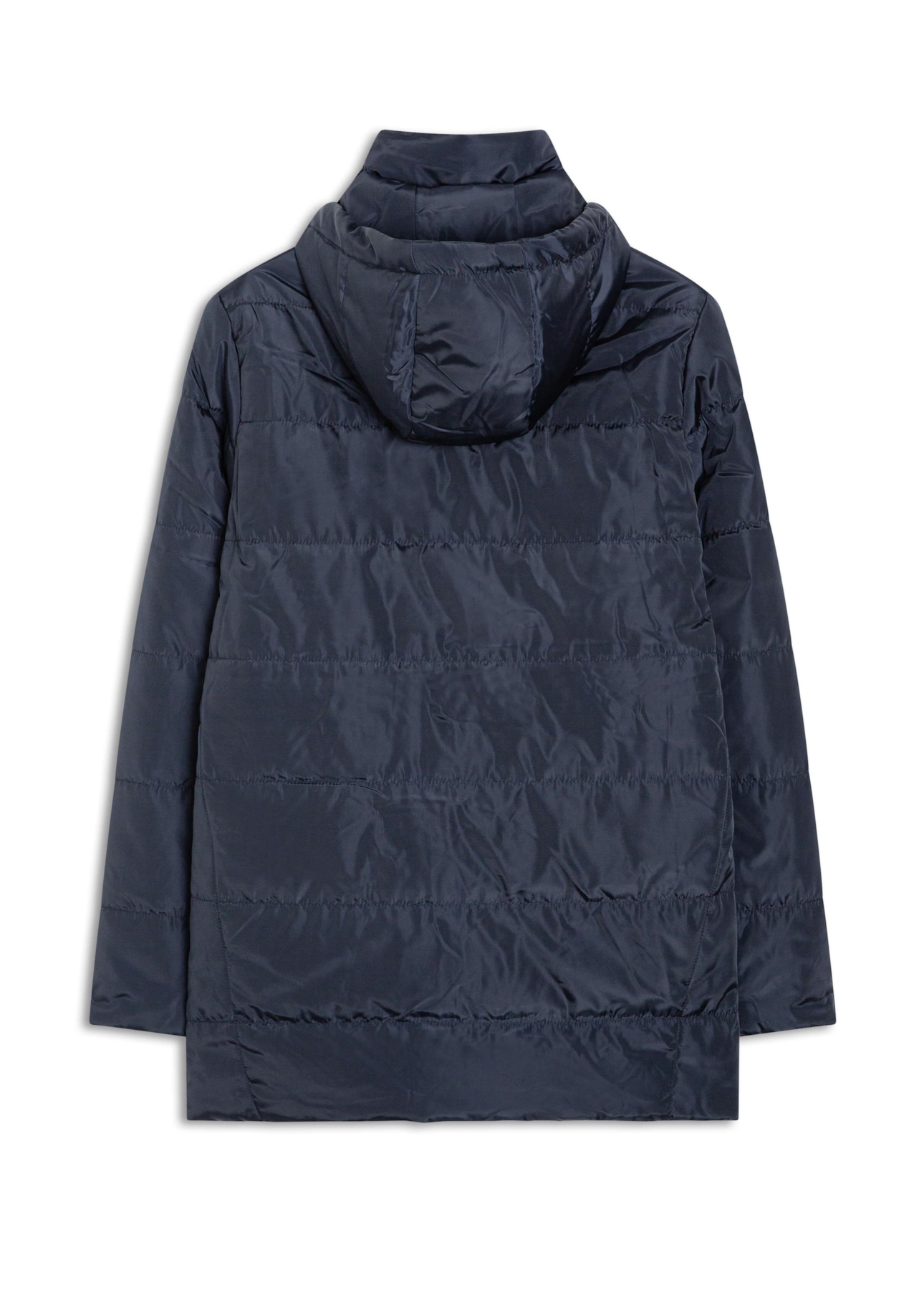 Jaqueta Ribbon Quilted Puffer Dark Navy