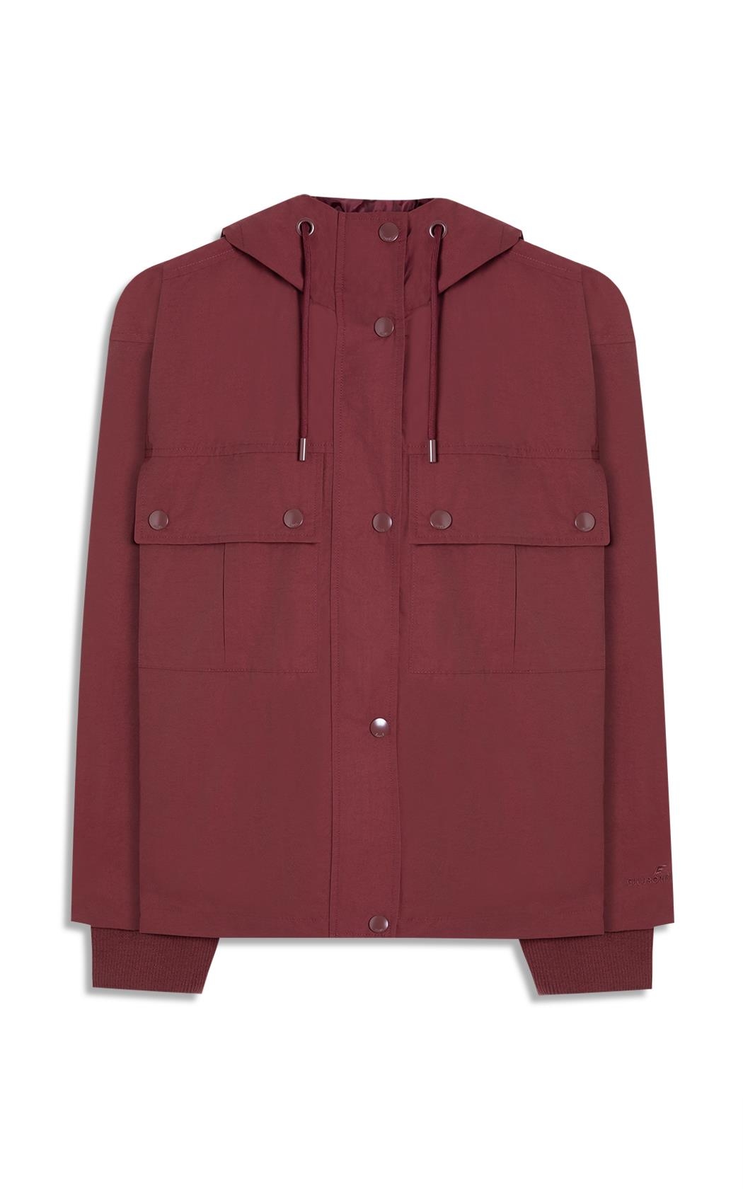 Jaqueta Ribbon Windreaker Bordeaux