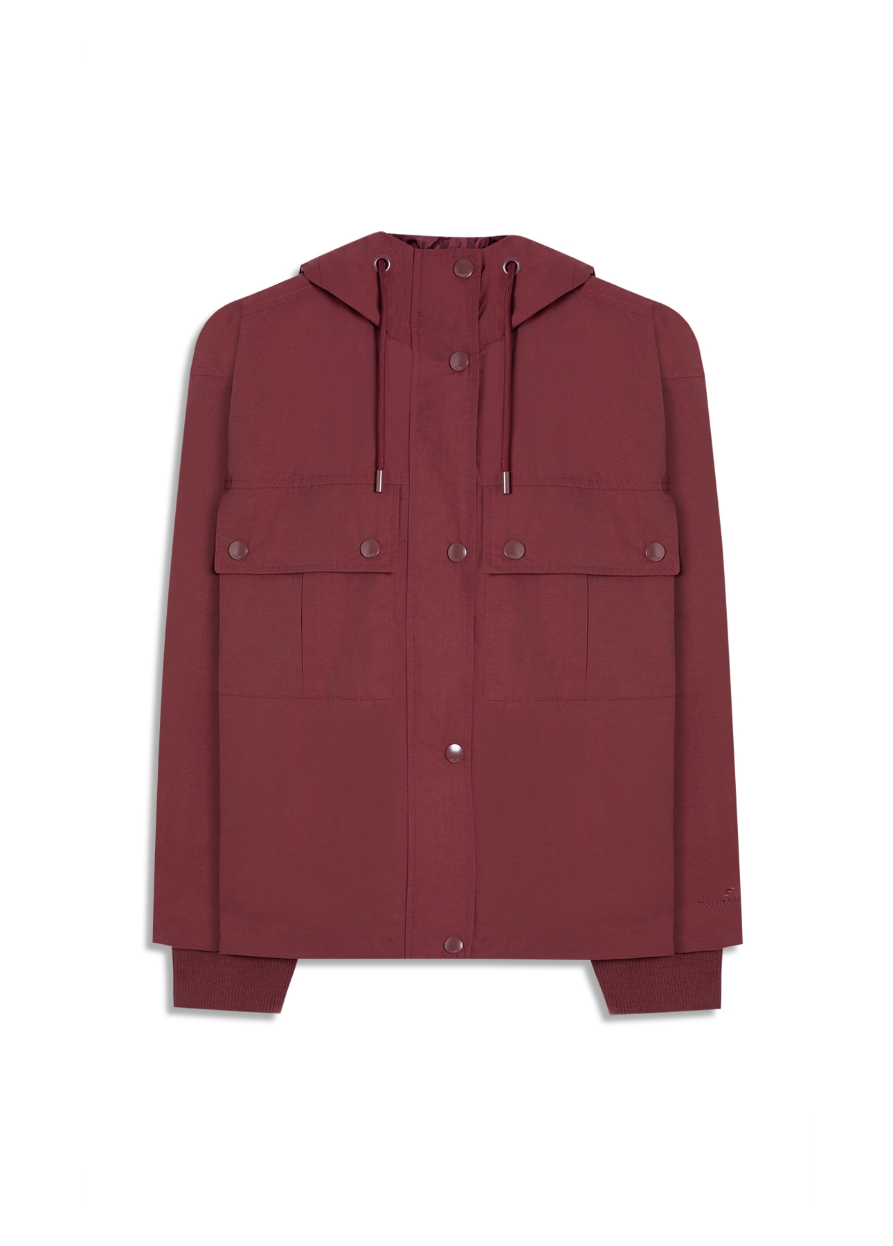 Jaqueta Ribbon Windreaker Bordeaux