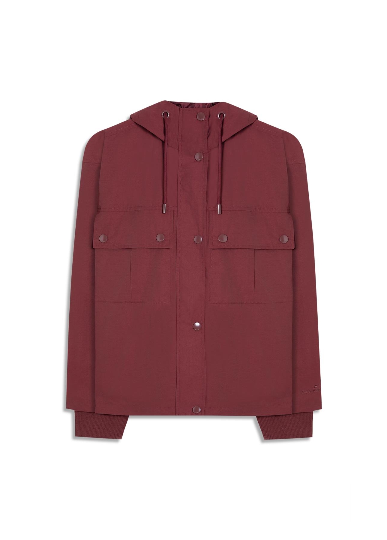 Jaqueta Ribbon Windreaker Bordeaux