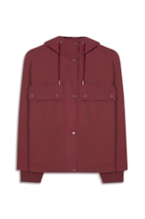 Jaqueta Ribbon Windreaker Bordeaux