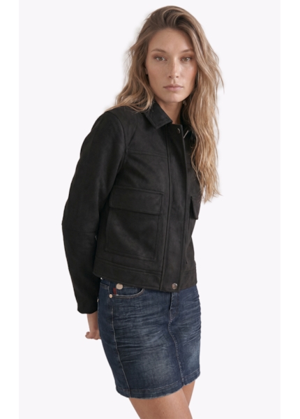 Jaqueta Suede Golf Preto