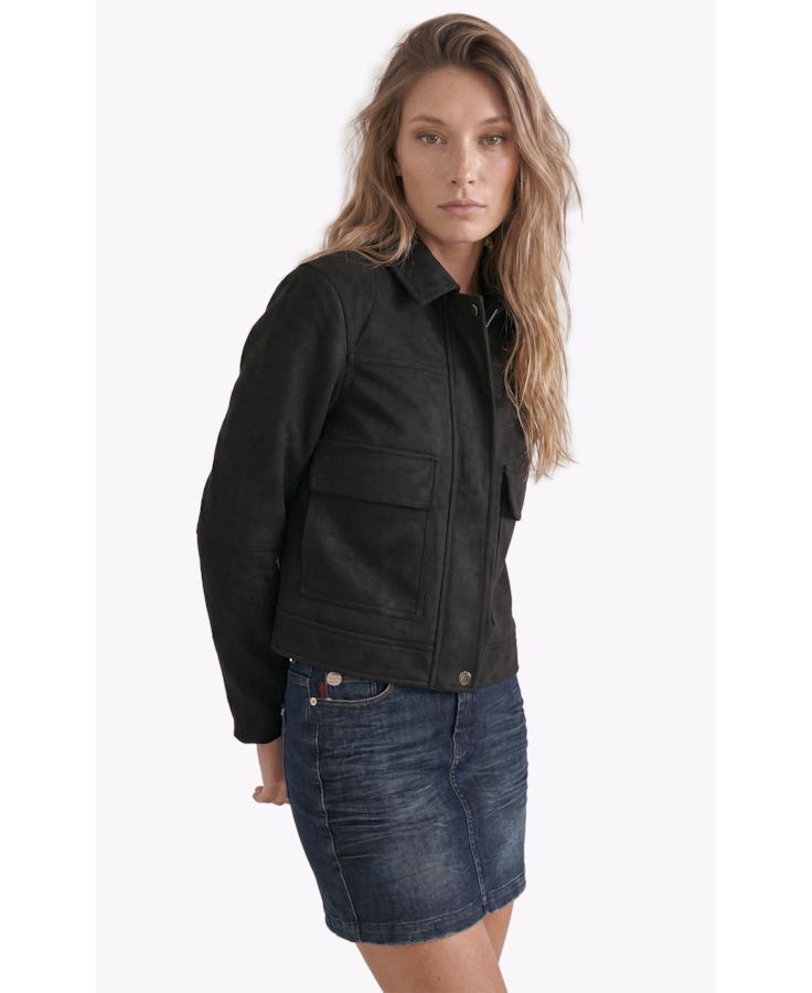 Jaqueta Suede Golf Preto