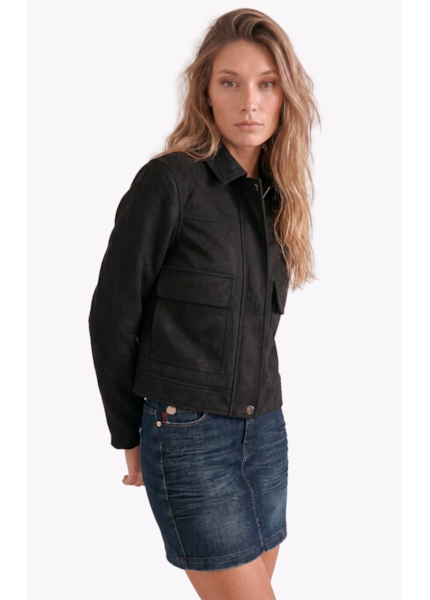 Jaqueta Suede Golf Preto
