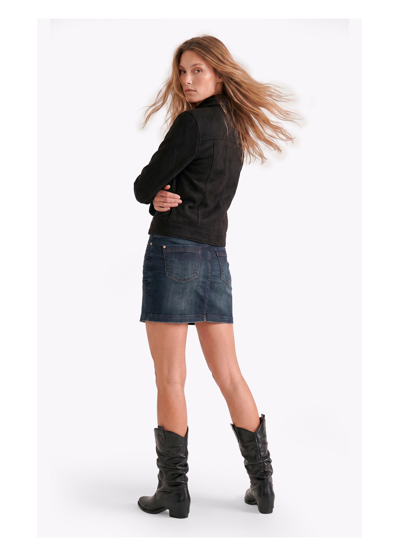 Jaqueta Suede Golf Preto