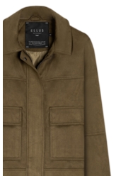 Jaqueta Suede Golf  Verde Militar