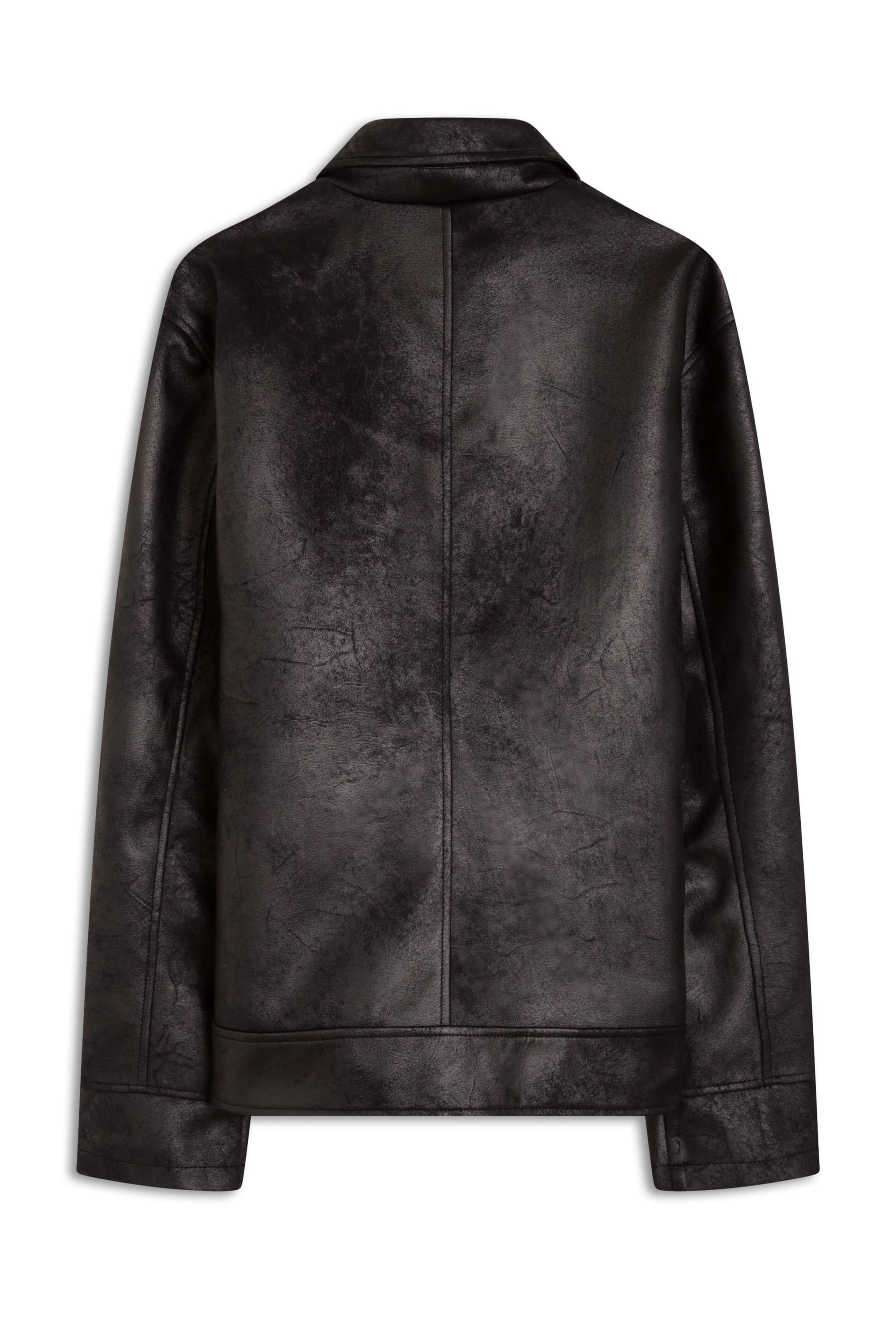 Jaqueta Suede New Aviator Preto