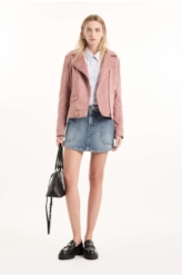 Jaqueta Suede Perfect Ellus Blush