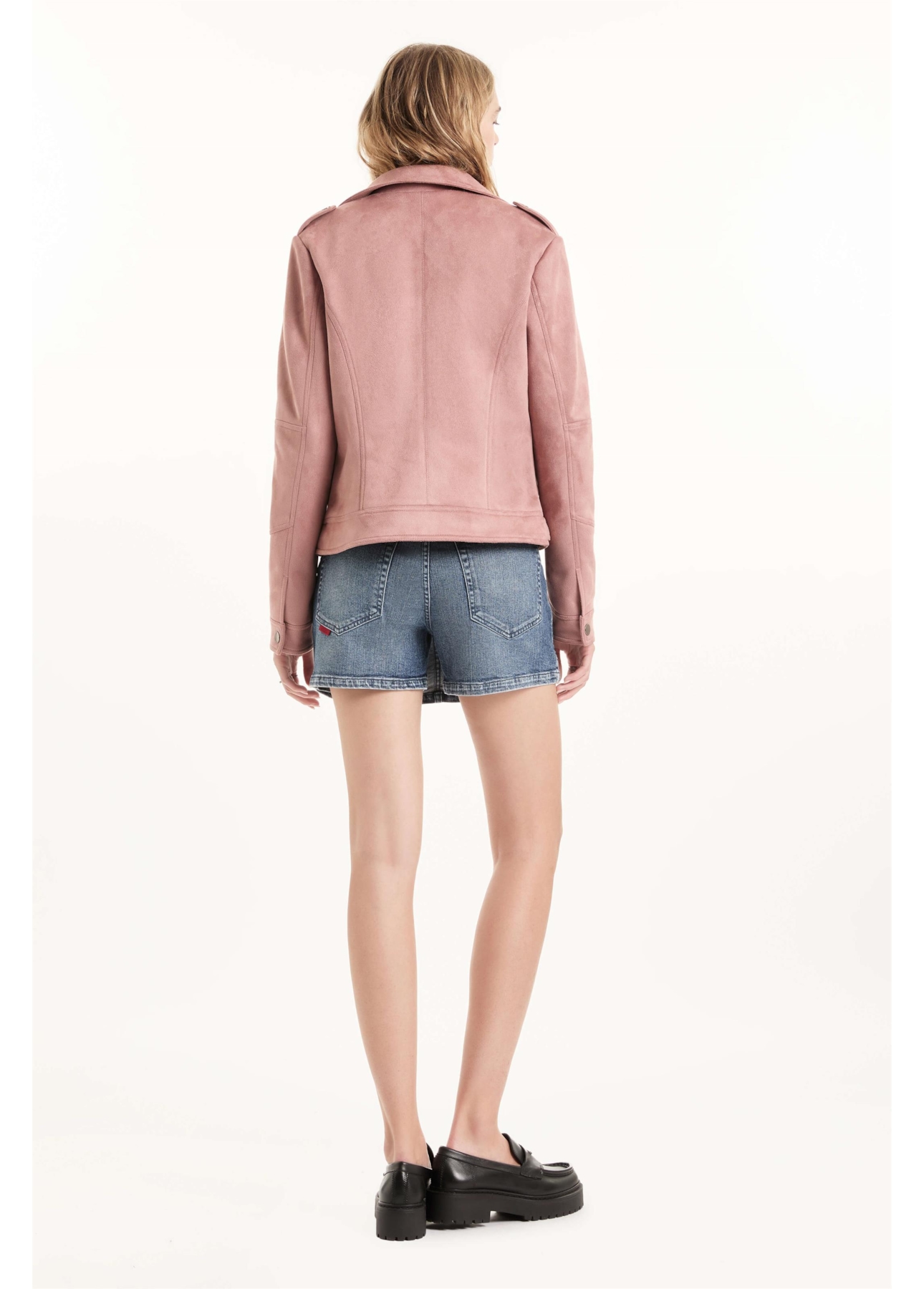 Jaqueta Suede Perfect Ellus Blush