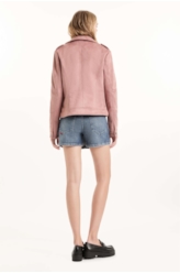 Jaqueta Suede Perfect Ellus Blush