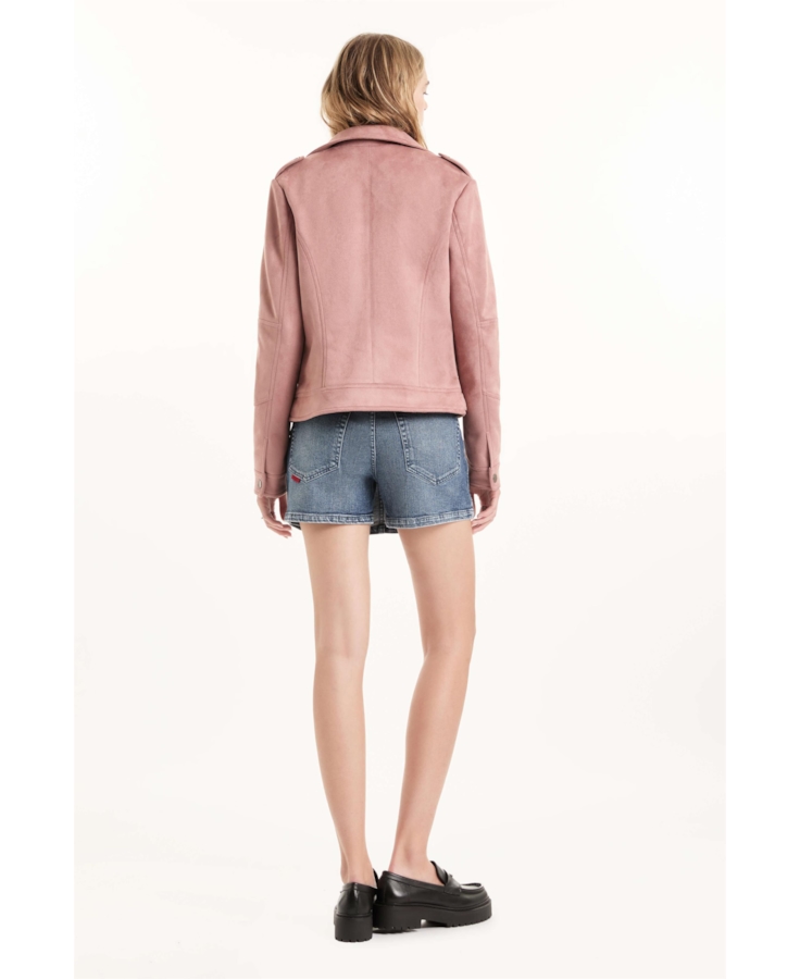 Jaqueta Suede Perfect Ellus Blush