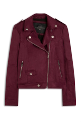 Jaqueta Suede Perfect Ellus Bordeaux
