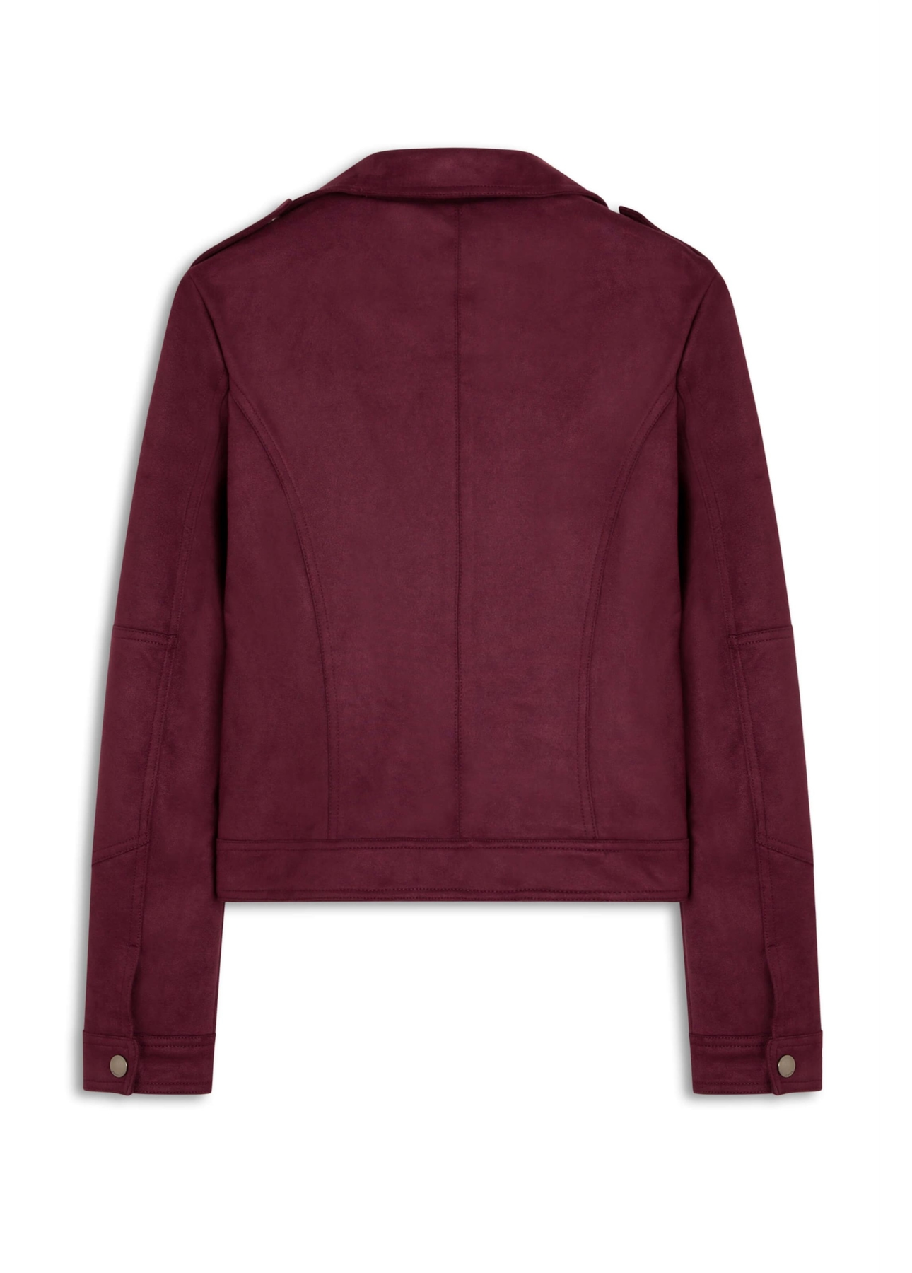 Jaqueta Suede Perfect Ellus Bordeaux