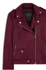 Jaqueta Suede Perfect Ellus Bordeaux