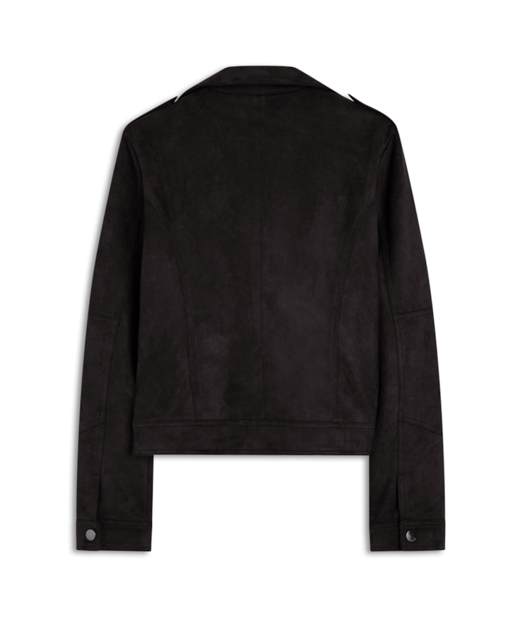 Jaqueta Suede Perfect Ellus Cafe