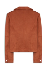 Jaqueta Suede Perfect Ellus Caramelo