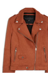 Jaqueta Suede Perfect Ellus Caramelo