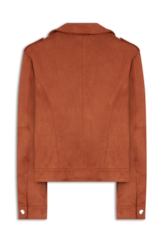 Jaqueta Suede Perfect Ellus Caramelo