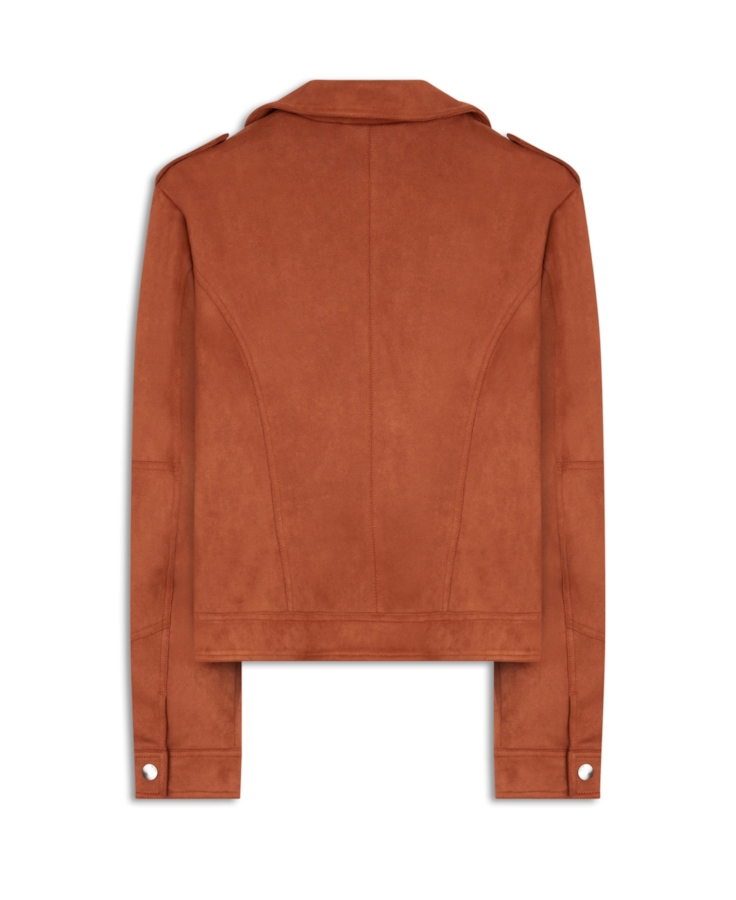 Jaqueta Suede Perfect Ellus Caramelo