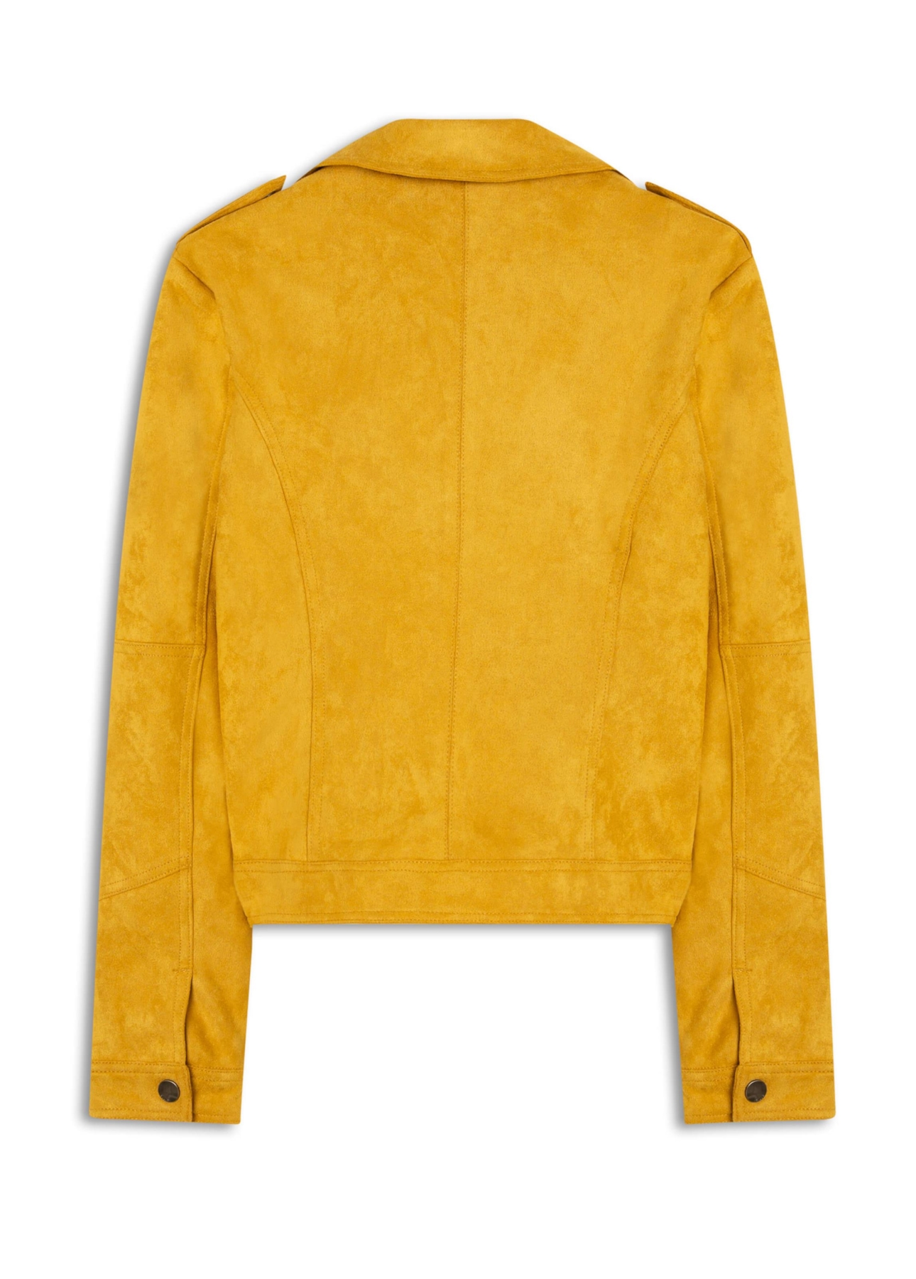 Jaqueta Suede Perfect Ellus Mostarda