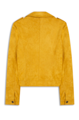 Jaqueta Suede Perfect Ellus Mostarda