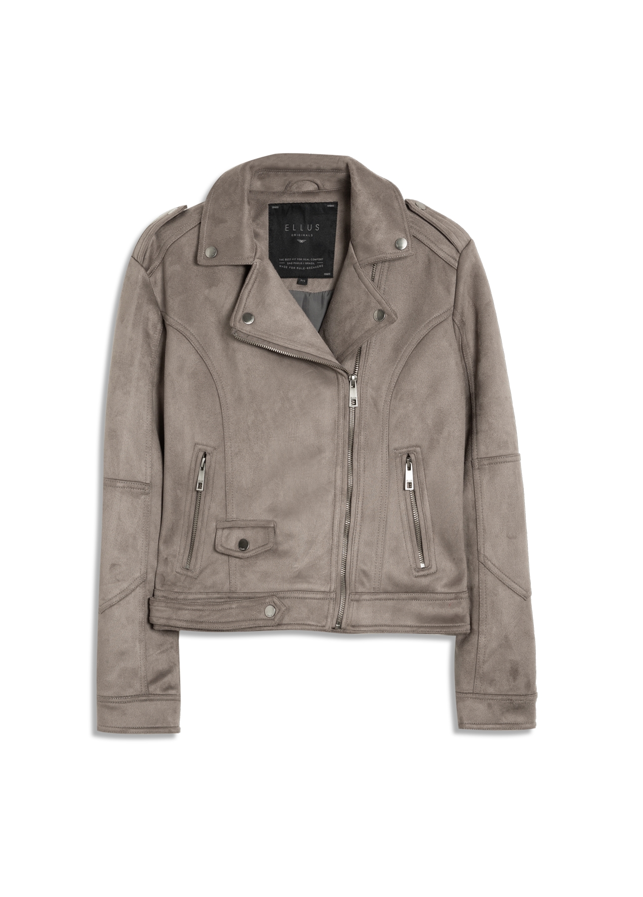 Jaqueta Suede Perfect Ellus Mouse