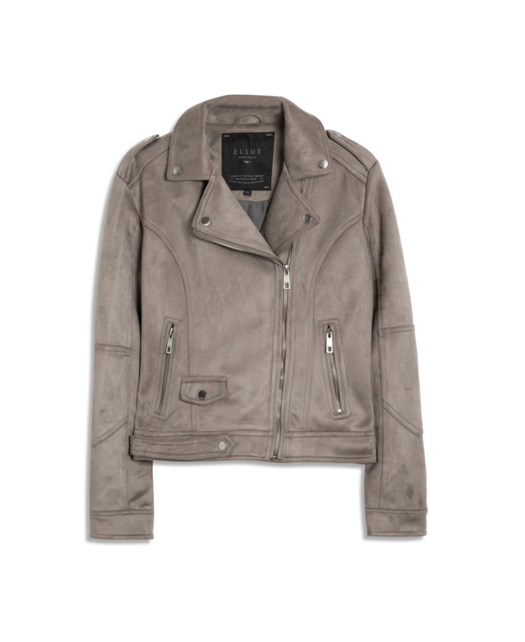 Jaqueta Suede Perfect Ellus Mouse